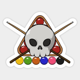 Snooker crew Jolly Roger pirate flag Jolly Roger Sticker